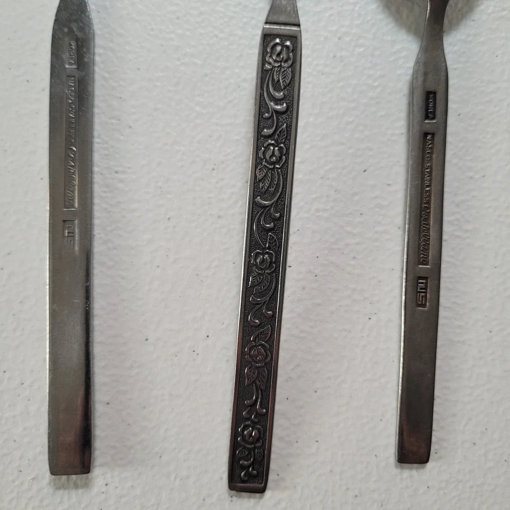 Vintage Nasco Castellano Stainless Flatware Set 35pc Korea Silverware